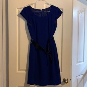 Royal blue, short sleeve dress,